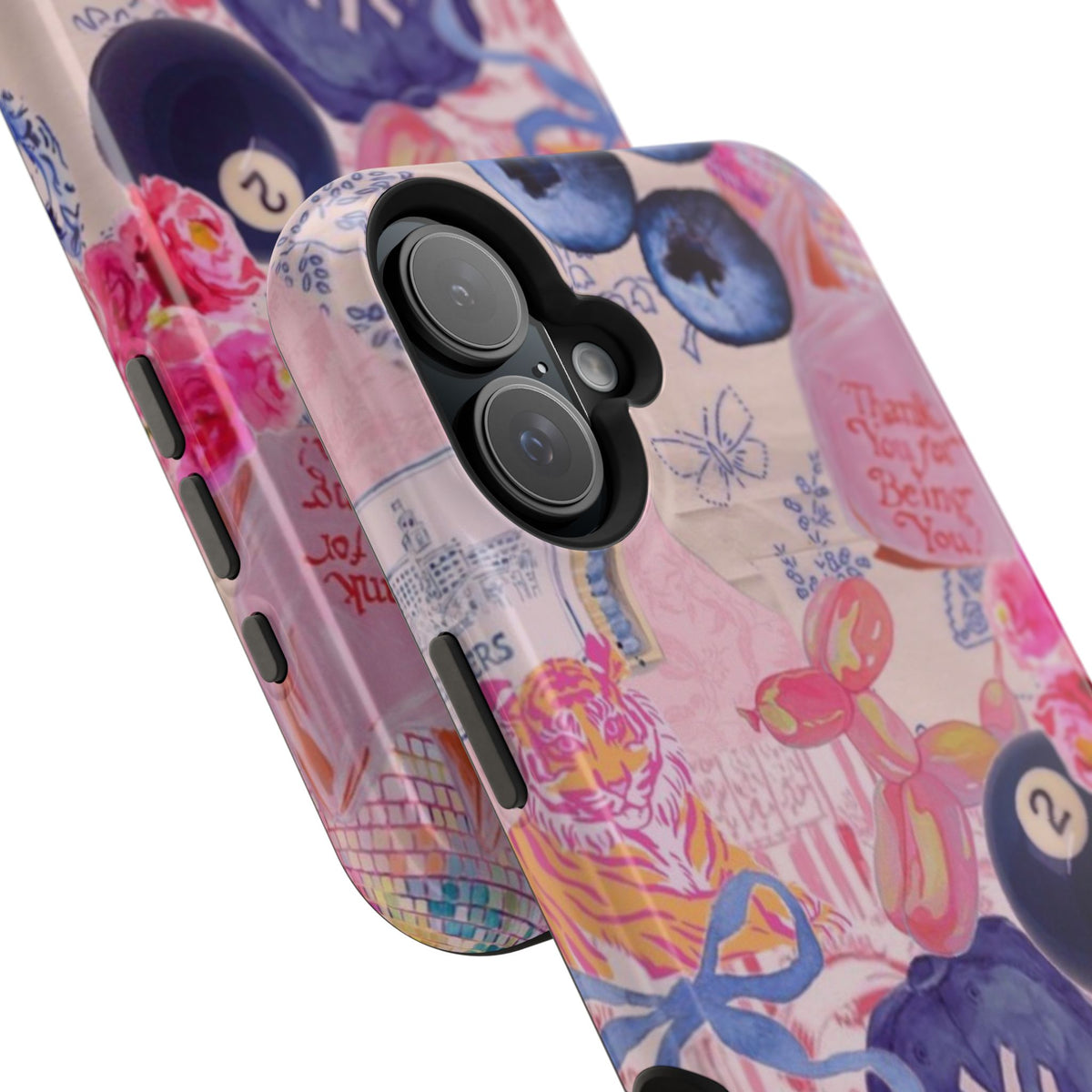 Retro 8 Ball Collage Phone Case
