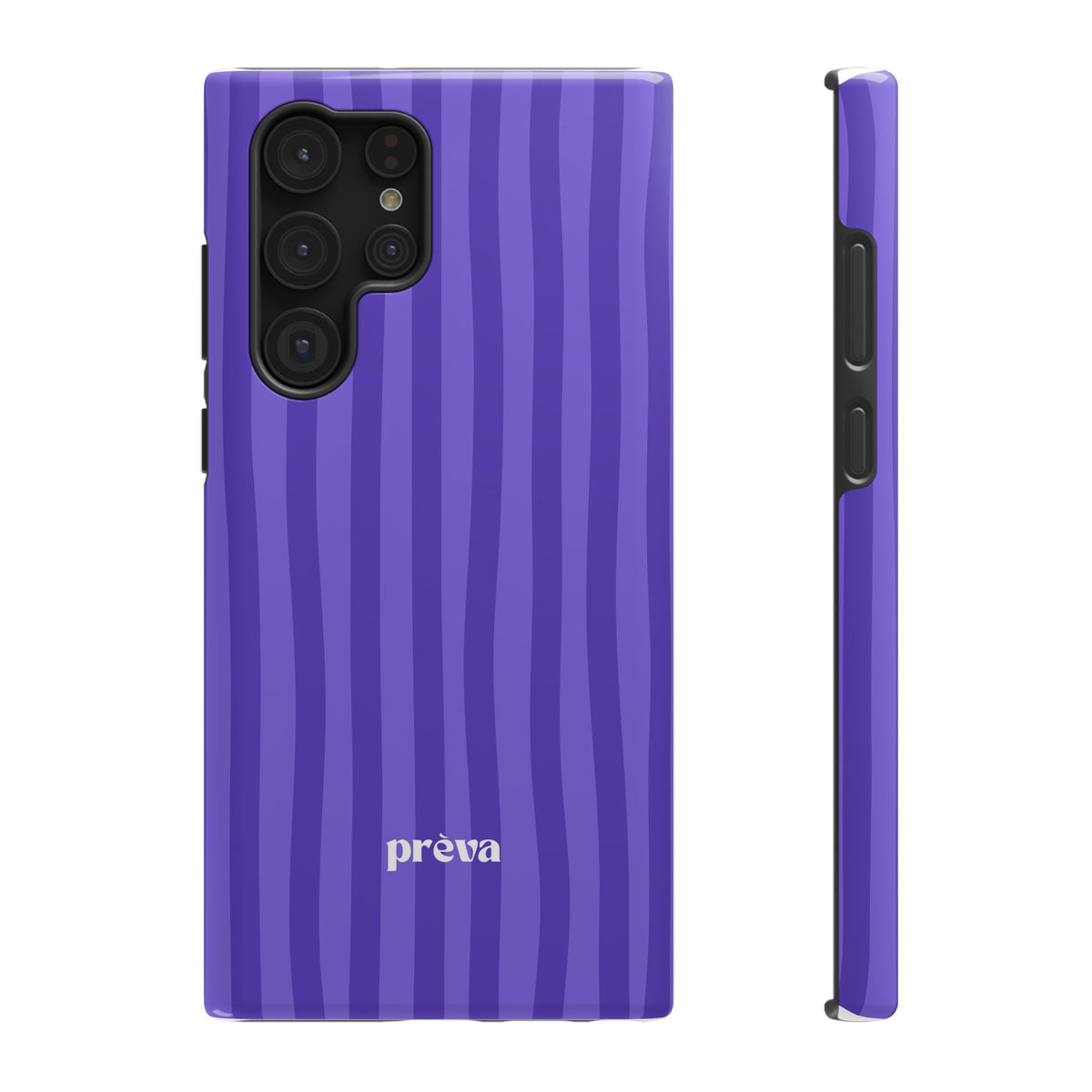Dark Purple Stripes Phone Case