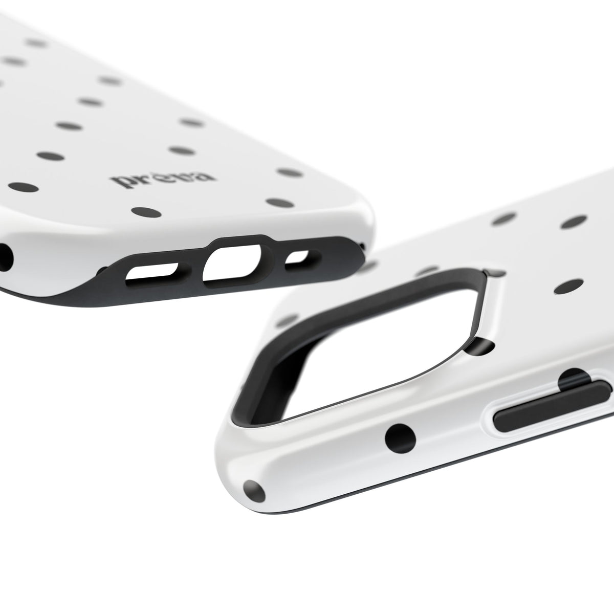 B&W polka dots Phone Case