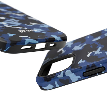 Blue Camo Phone Case