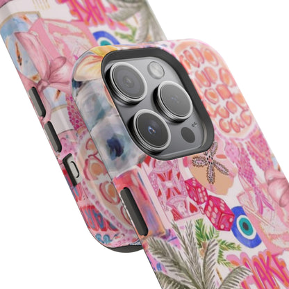 Pink Tropical Collage Phone Case