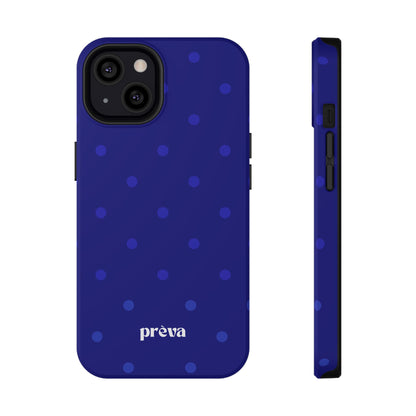 Dark Blue Polka Dots Phone Case