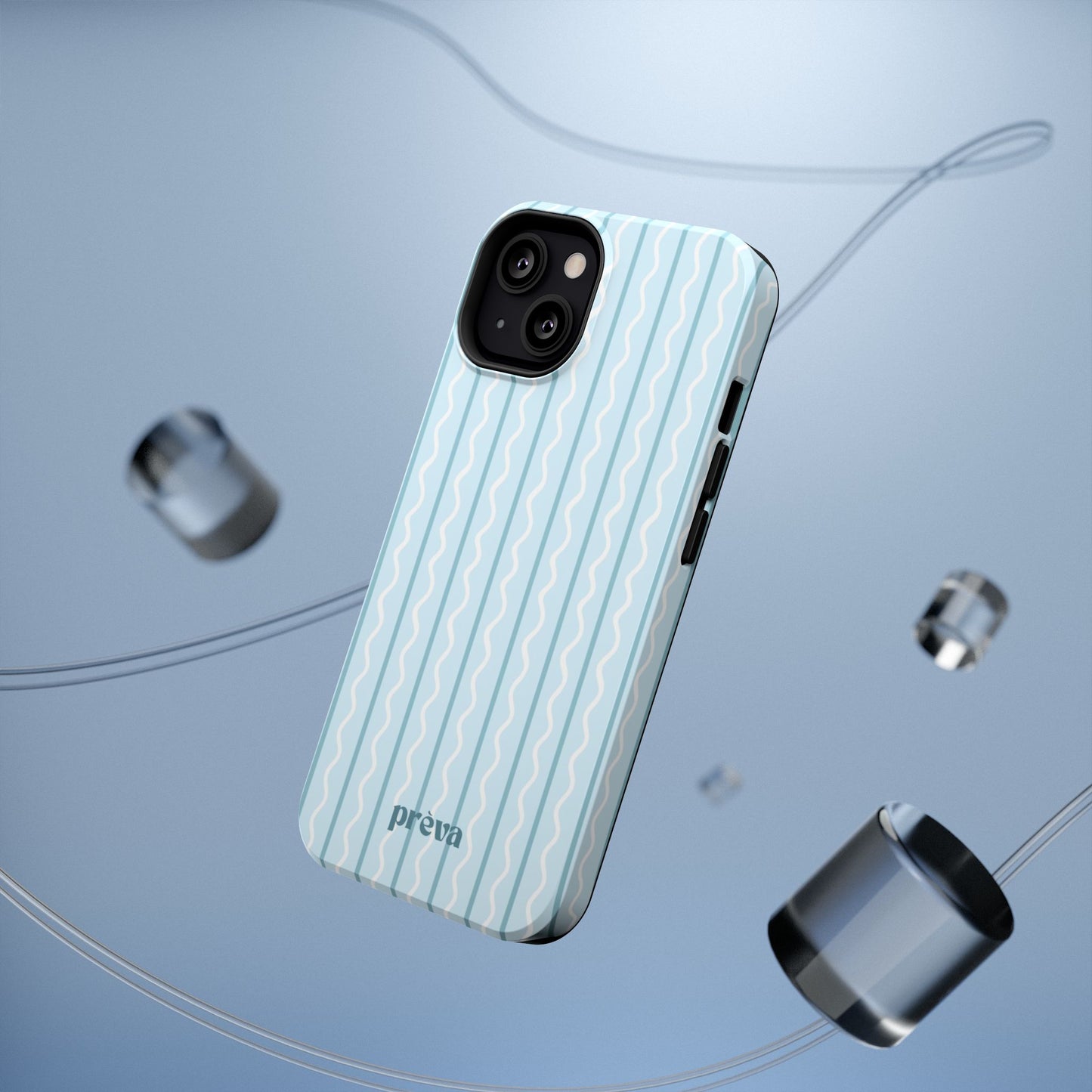 Blue Island Stripes Phone Case