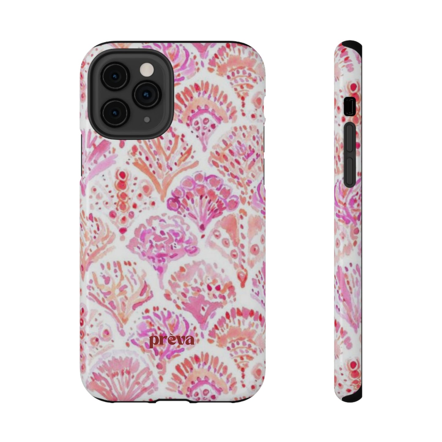 Pink Shell Watercolor Phone Case
