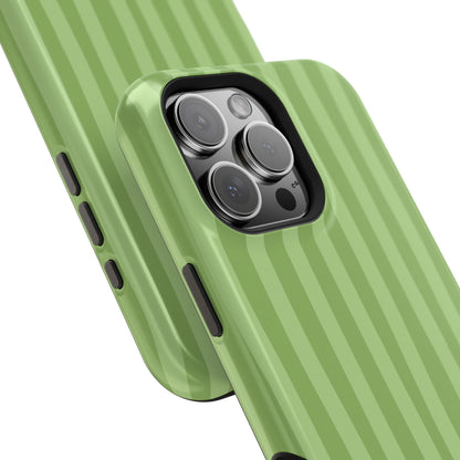 Light Green Stripes Phone Case
