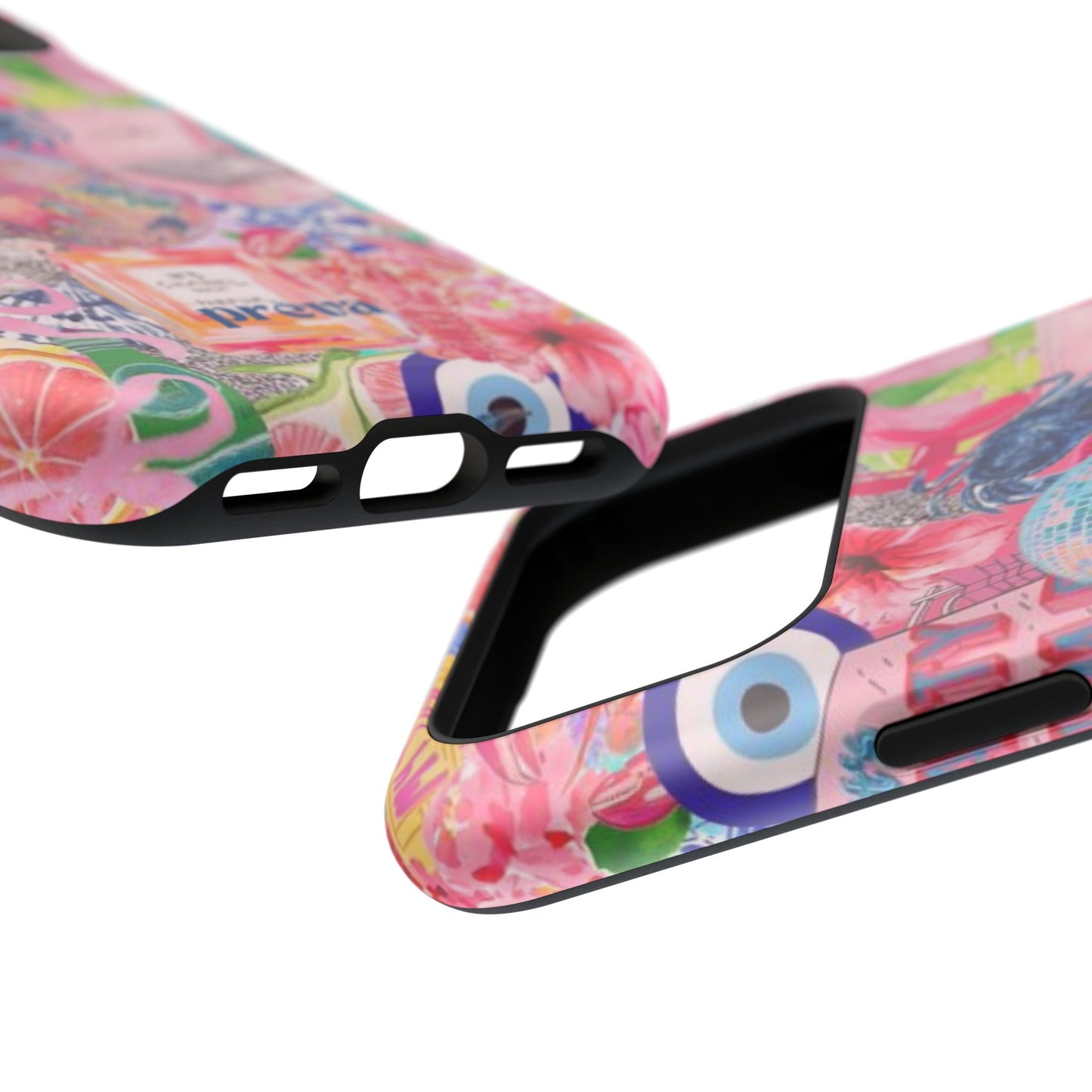 Floral & Pink Collage Phone Case