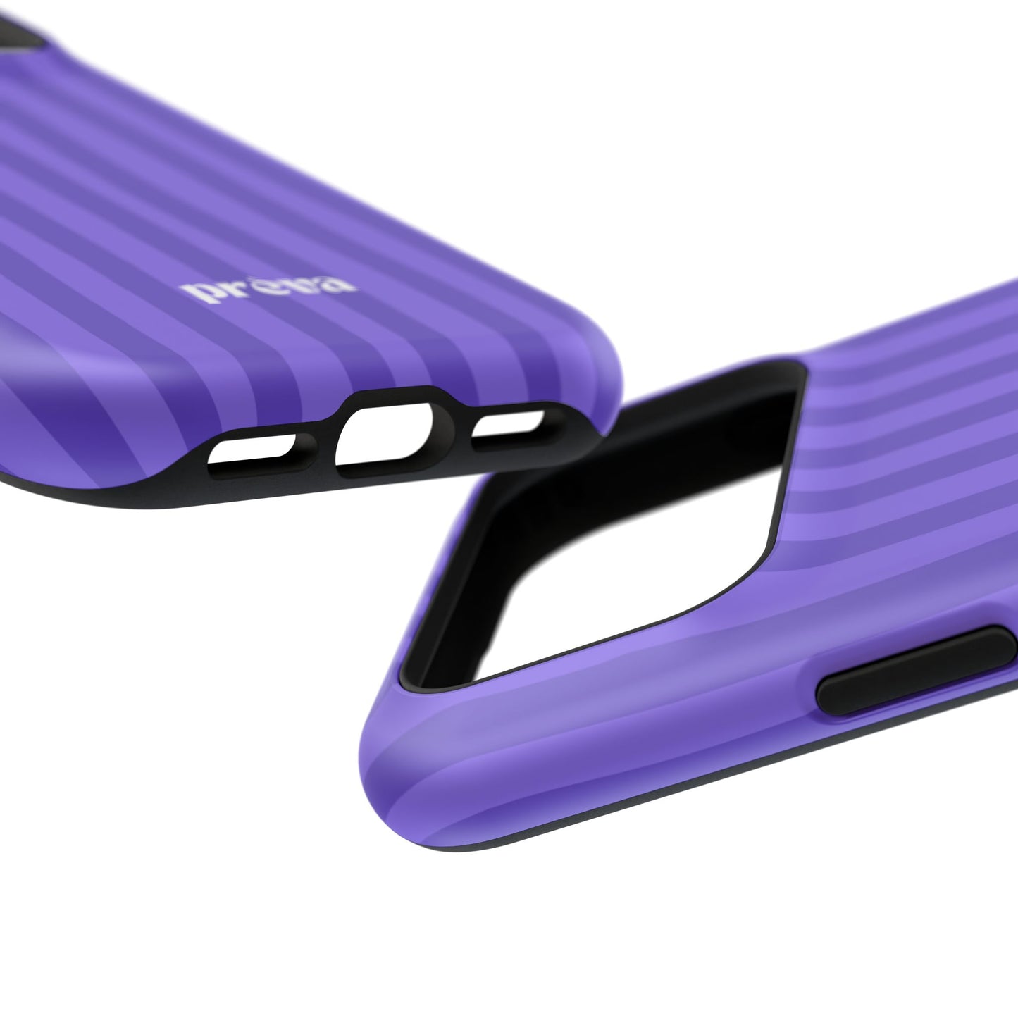 Dark Purple Stripes Phone Case