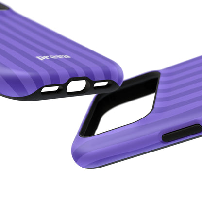 Dark Purple Stripes Phone Case