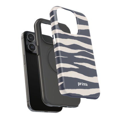 Navy & Cream Zebra Phone Case
