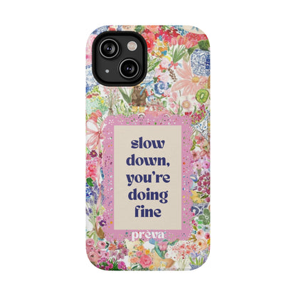 Slow Down Flowers x notsoken Phone Case