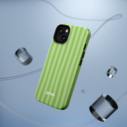 Light Green Stripes Phone Case
