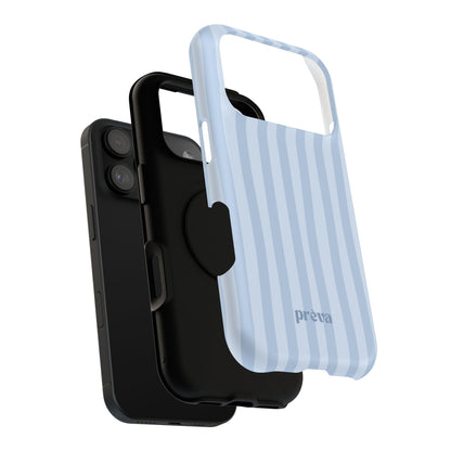 Pastel Blue Stripes Phone Case