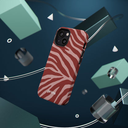 Red Zebra Phone Case
