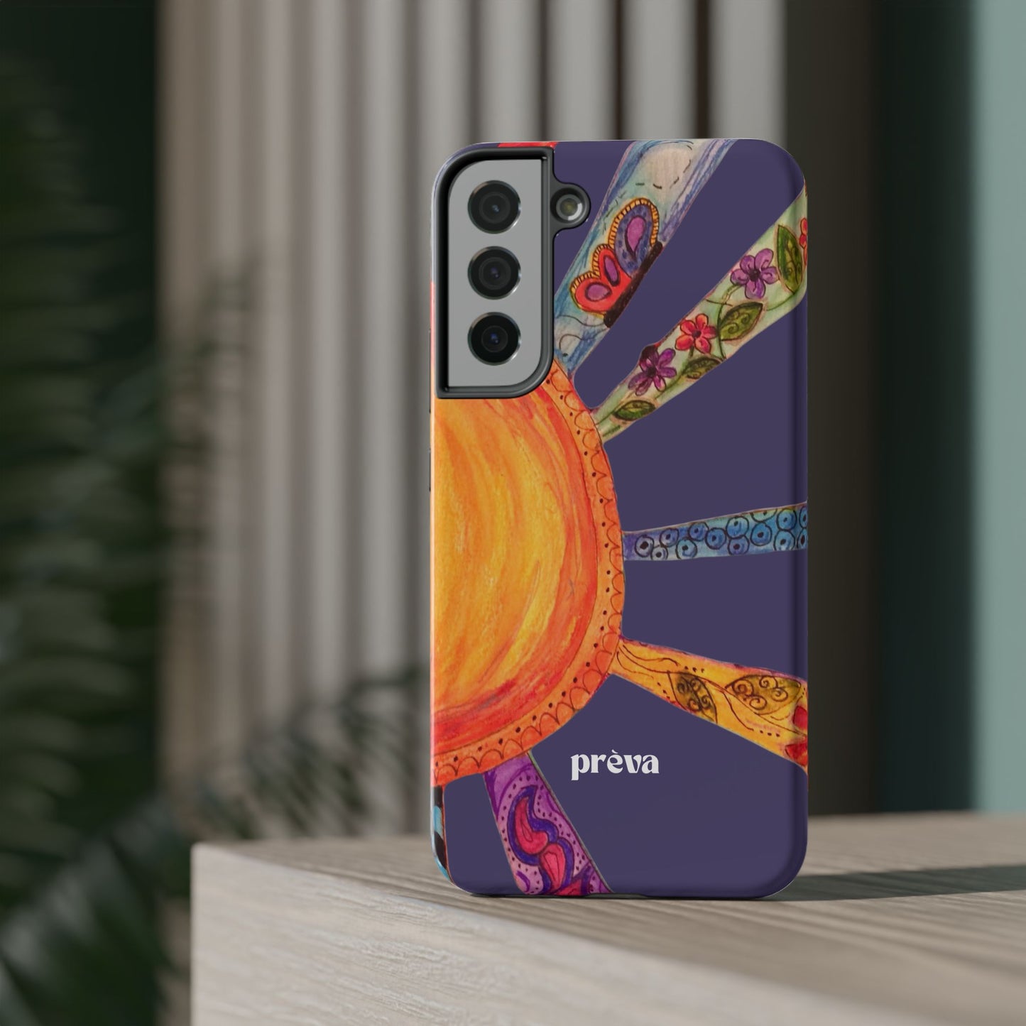 Purple Cancun Sun Phone Case