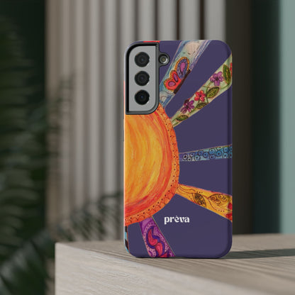 Purple Cancun Sun Phone Case