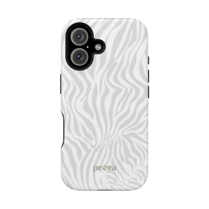 Zebra White Wave Phone Case