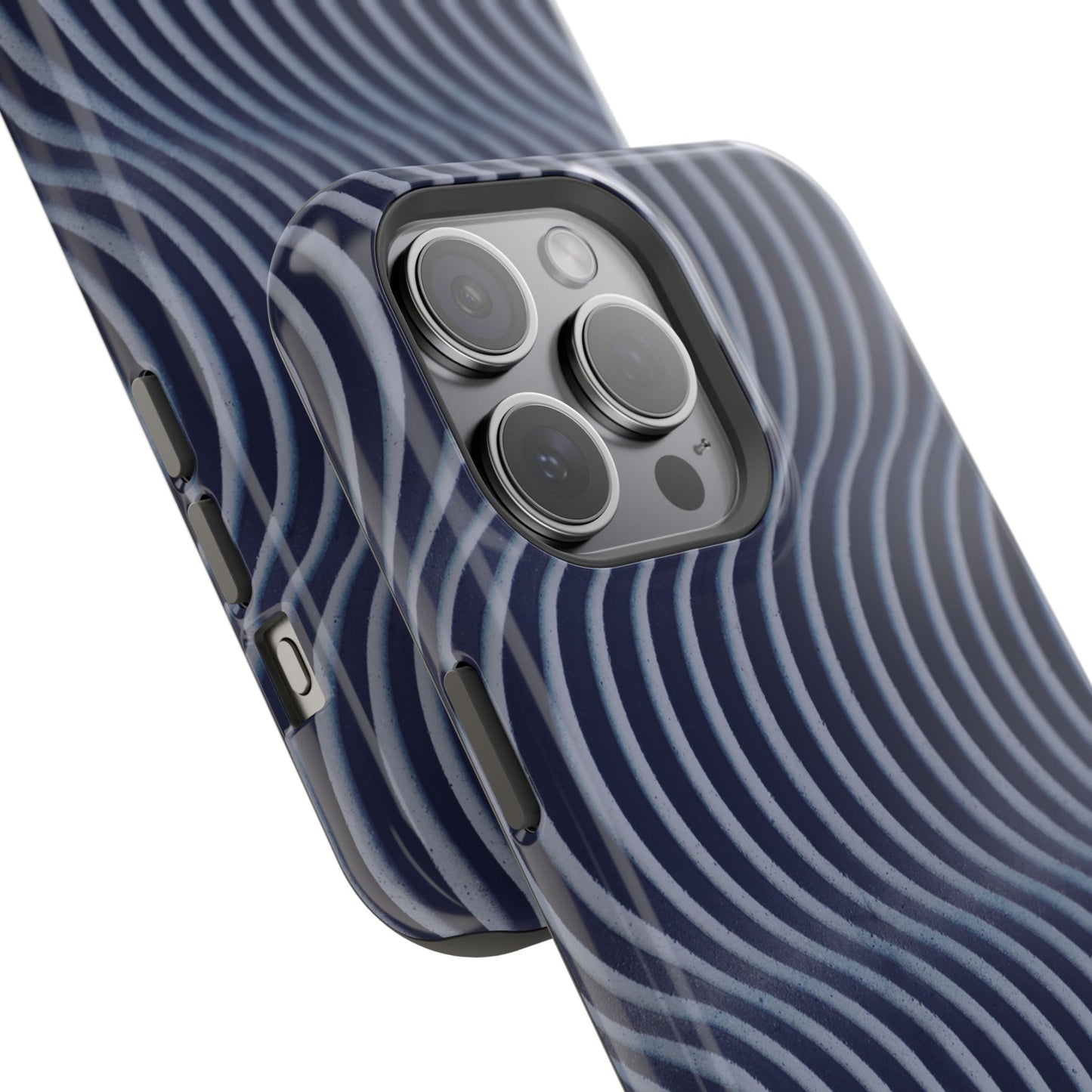 Wavy Navy Phone Case