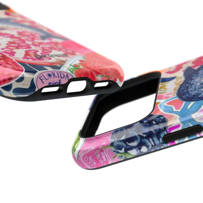 Dolphin Tropics Collage Phone Case