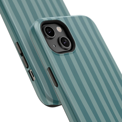 Striped Teal Phone Case