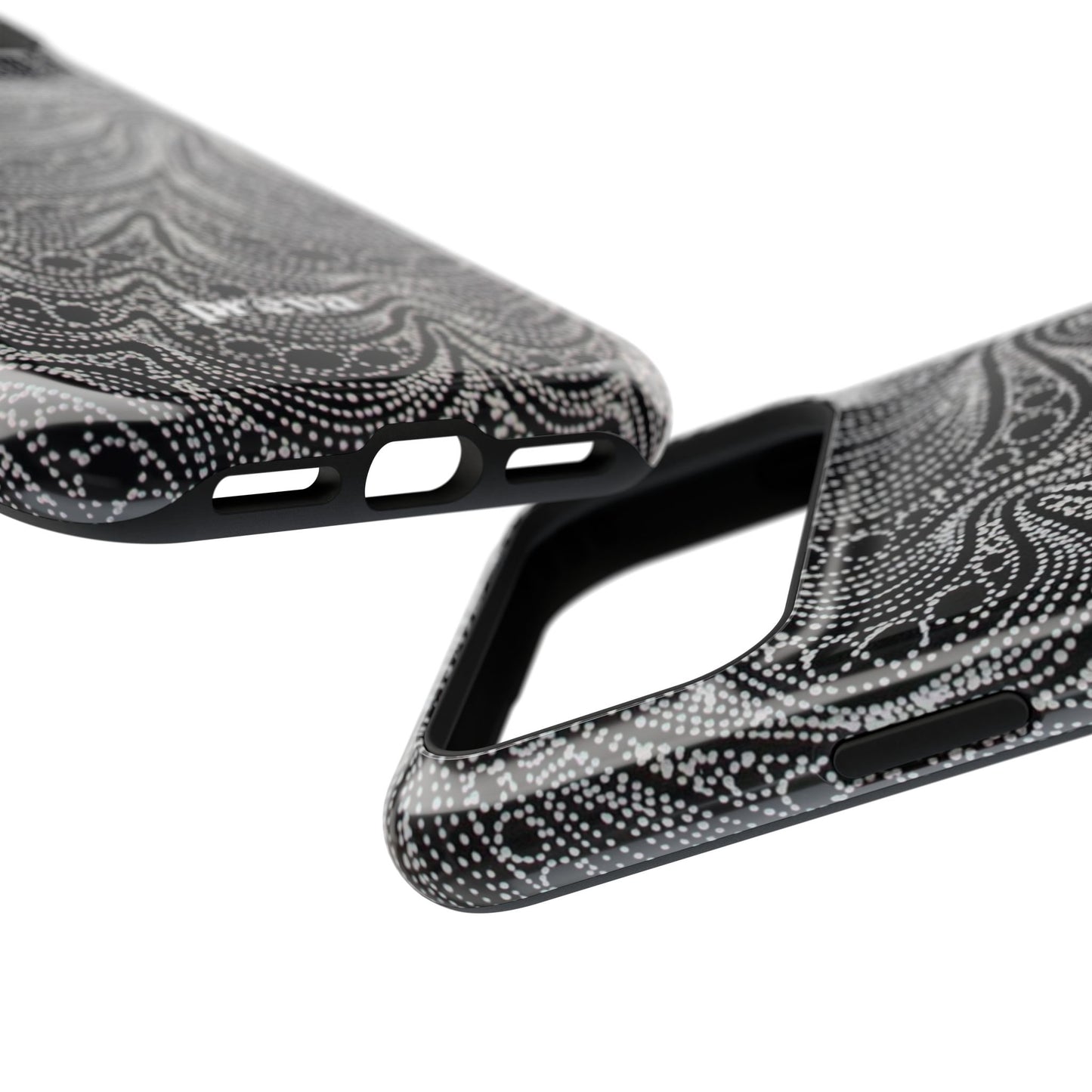 Abstract Midnight Lace Phone Case