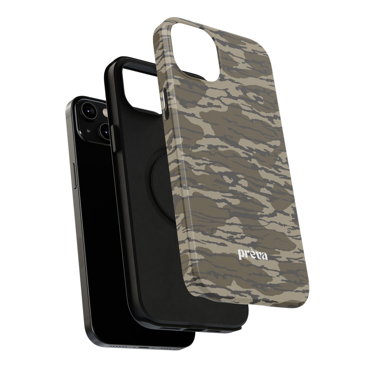 Camo Impact-Resistant Phone Case — Military Green Rugged Protection