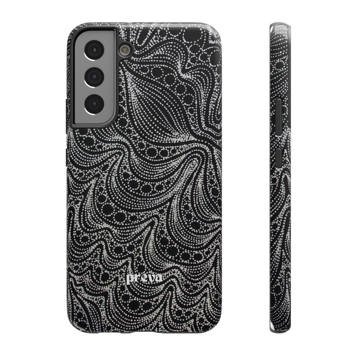 Abstract Midnight Lace Phone Case