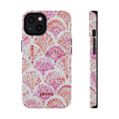 Pink Shell Watercolor Phone Case