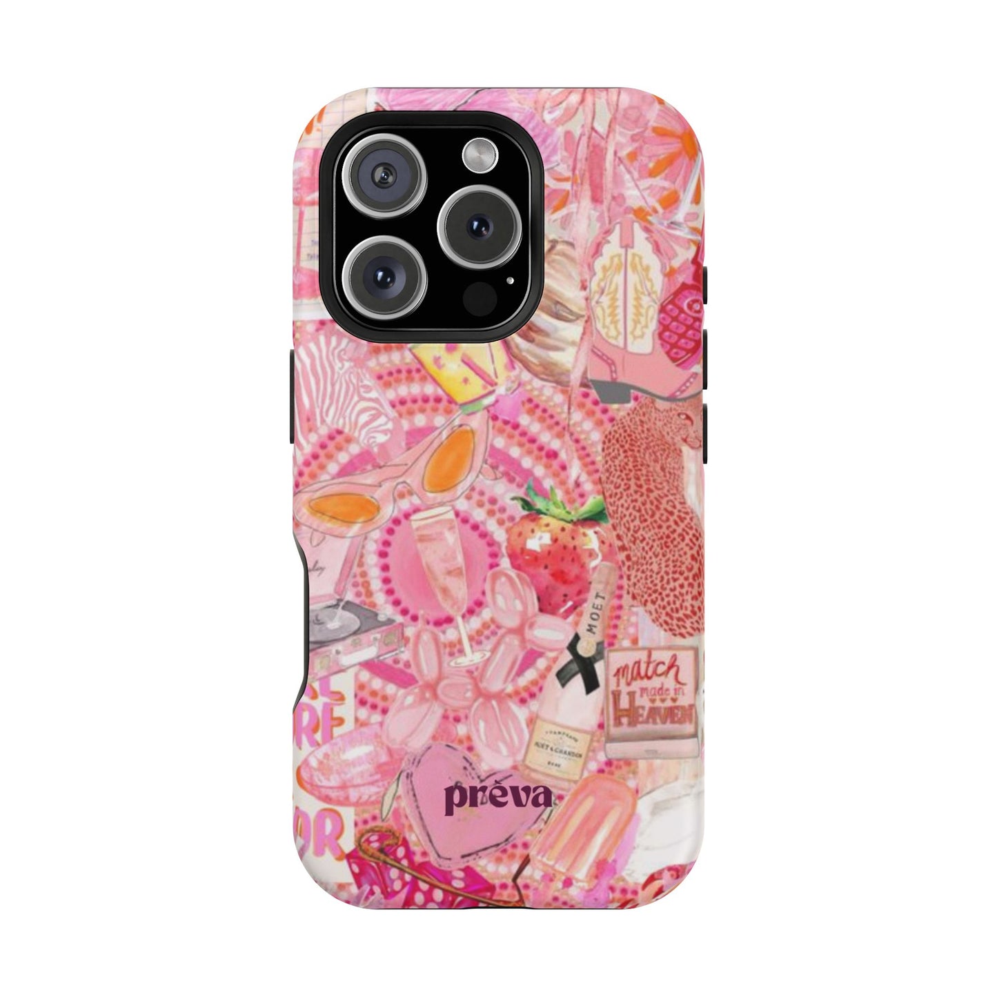 Pink Collage Phone Case