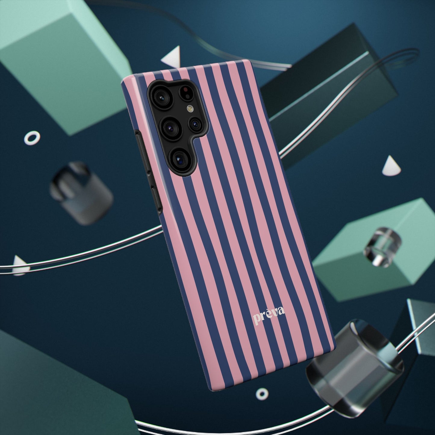 Blue and Pink Stripes Case