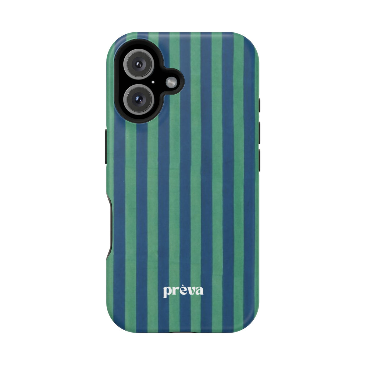 Green & Blue Stripes Phone Case