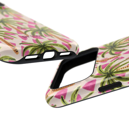 Phone Case — Pink Palm Tree Impact-Resistant Protector