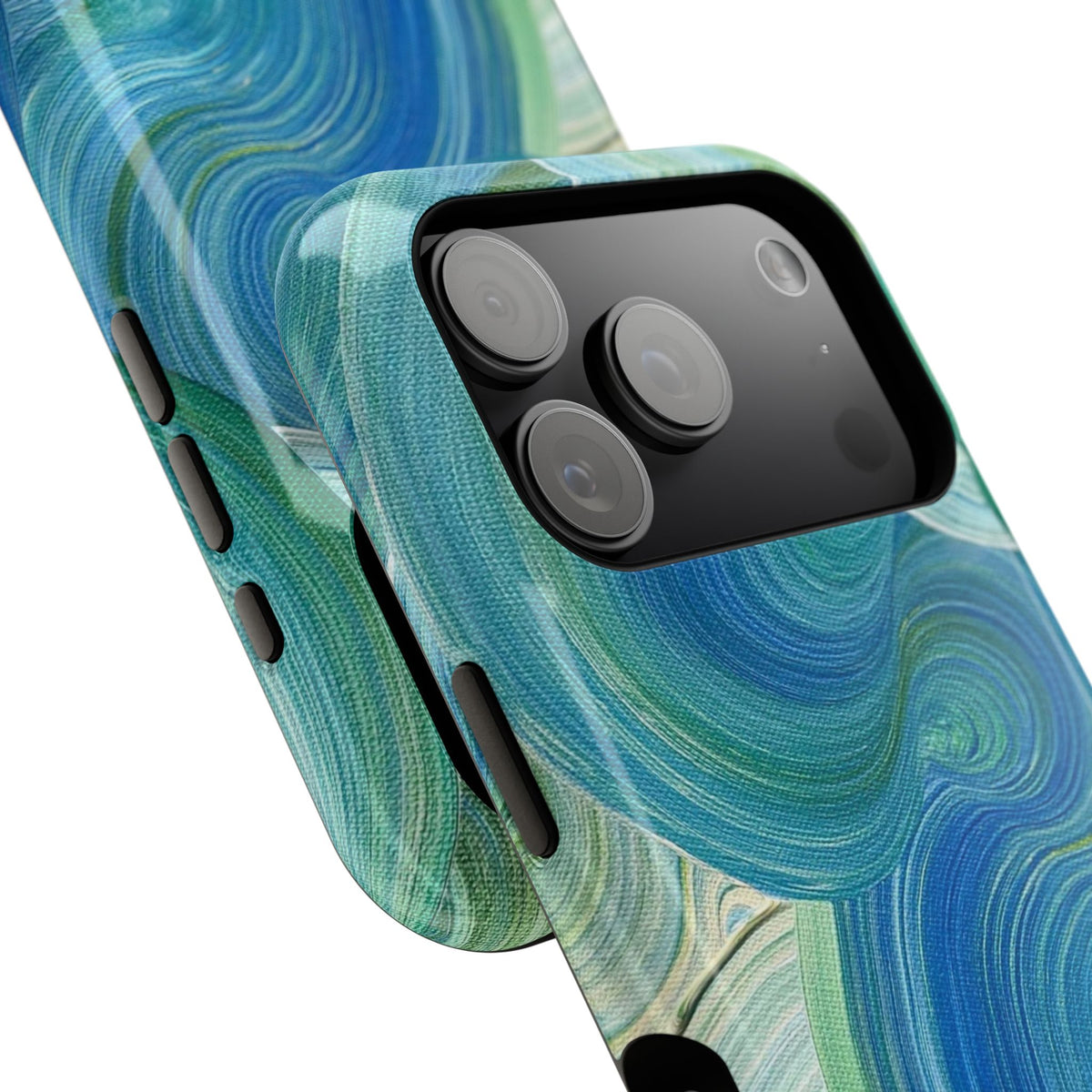 Swirling Ocean Impact-Resistant Phone Case