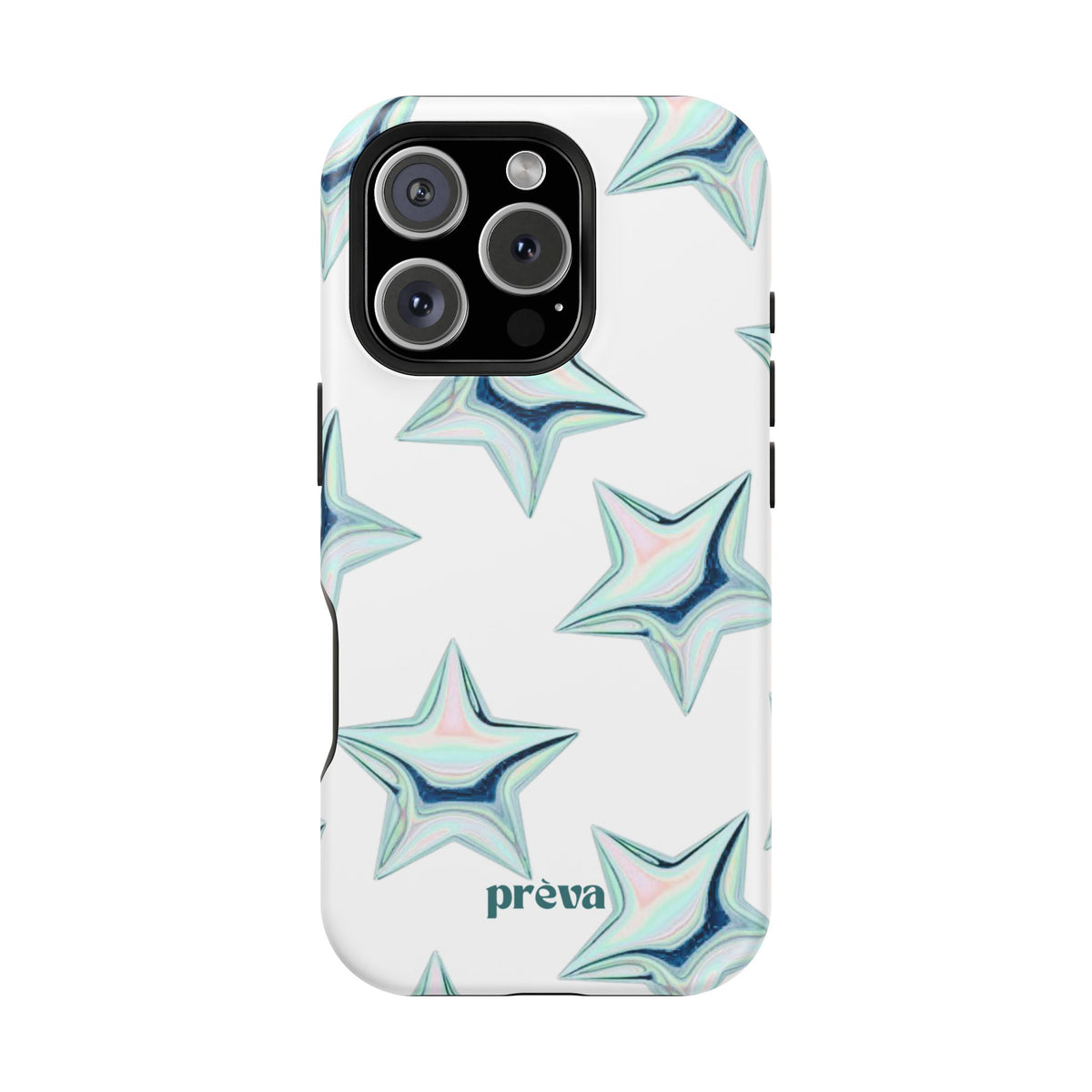 White Starburst Phone Case