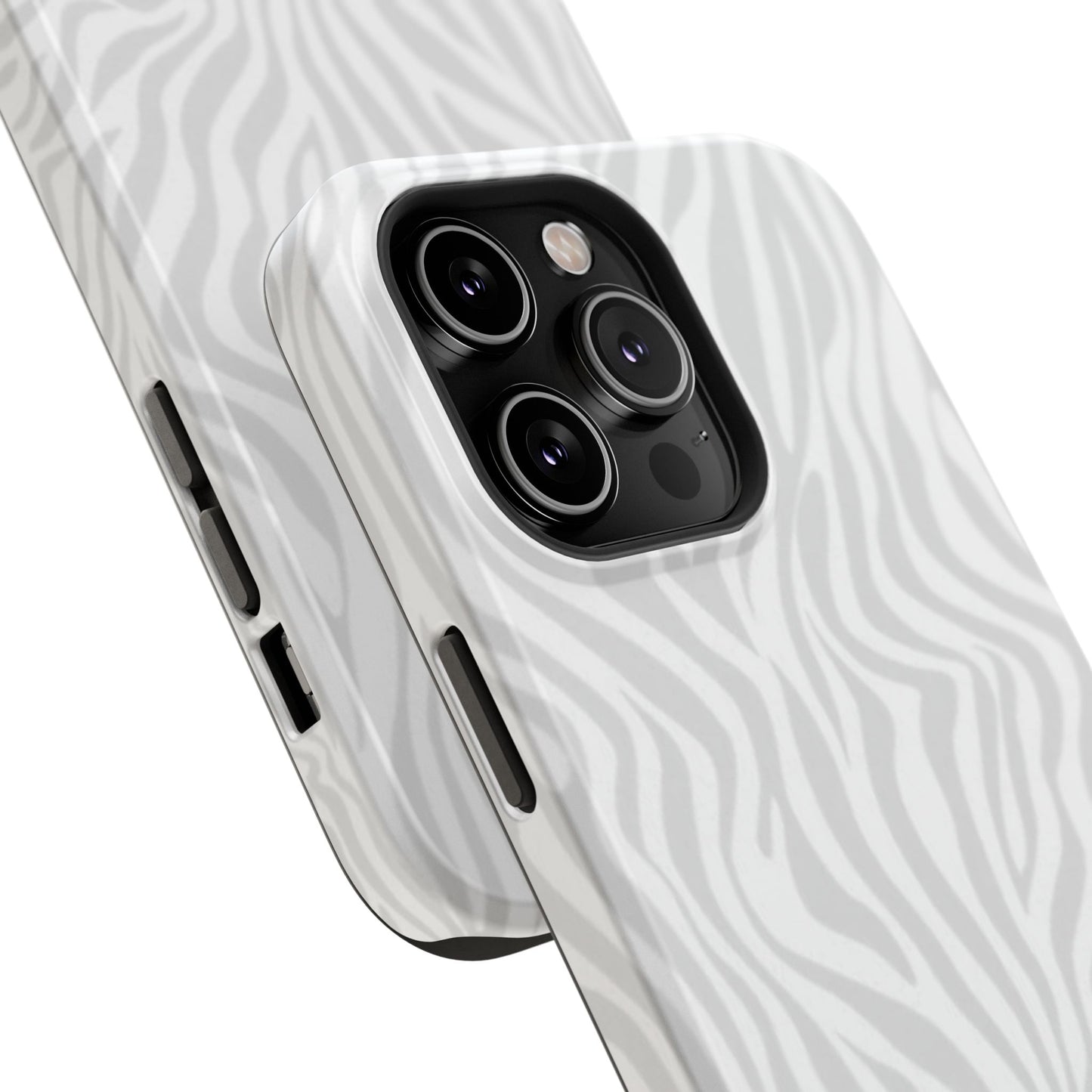 Zebra White Wave Phone Case