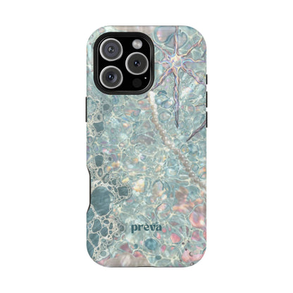 Marbled Seafoam Impact-Resistant Phone Case