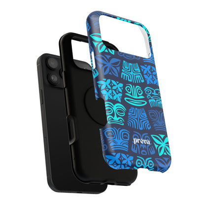 Blue Tiki Phone Case