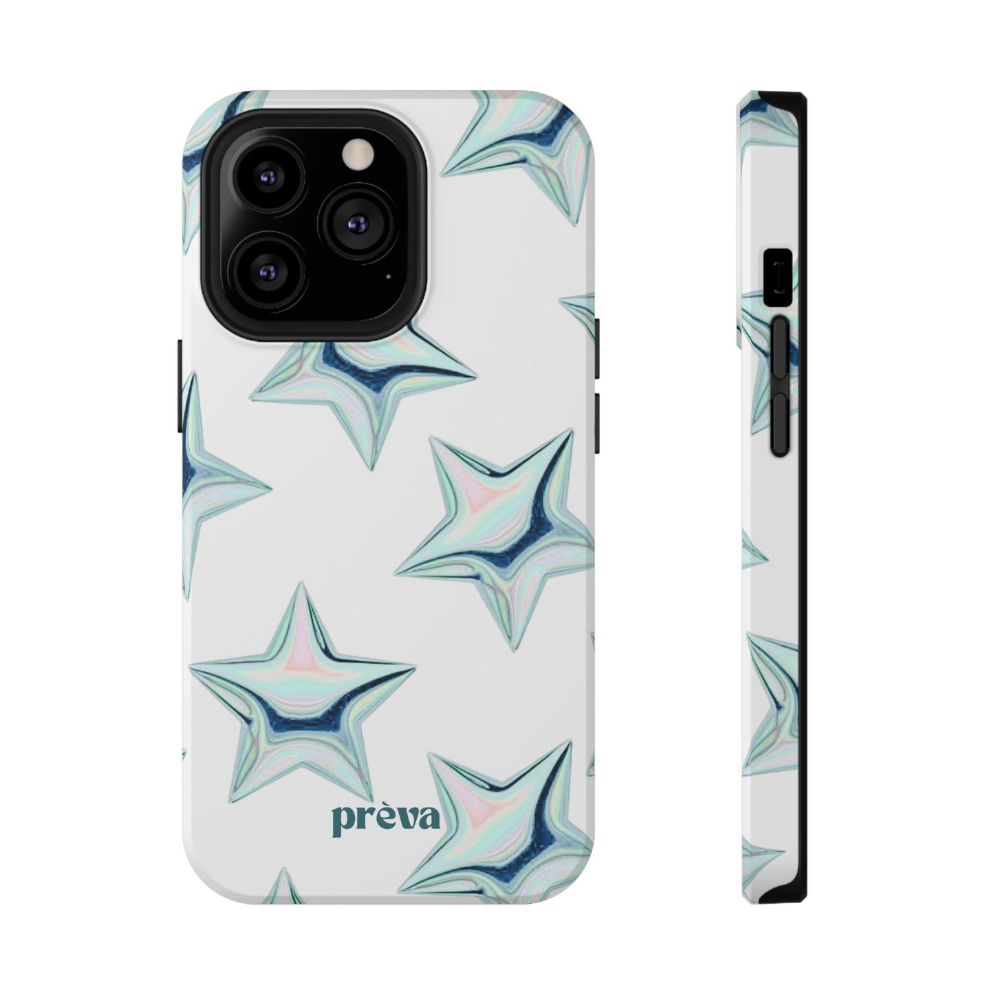 White Starburst Phone Case