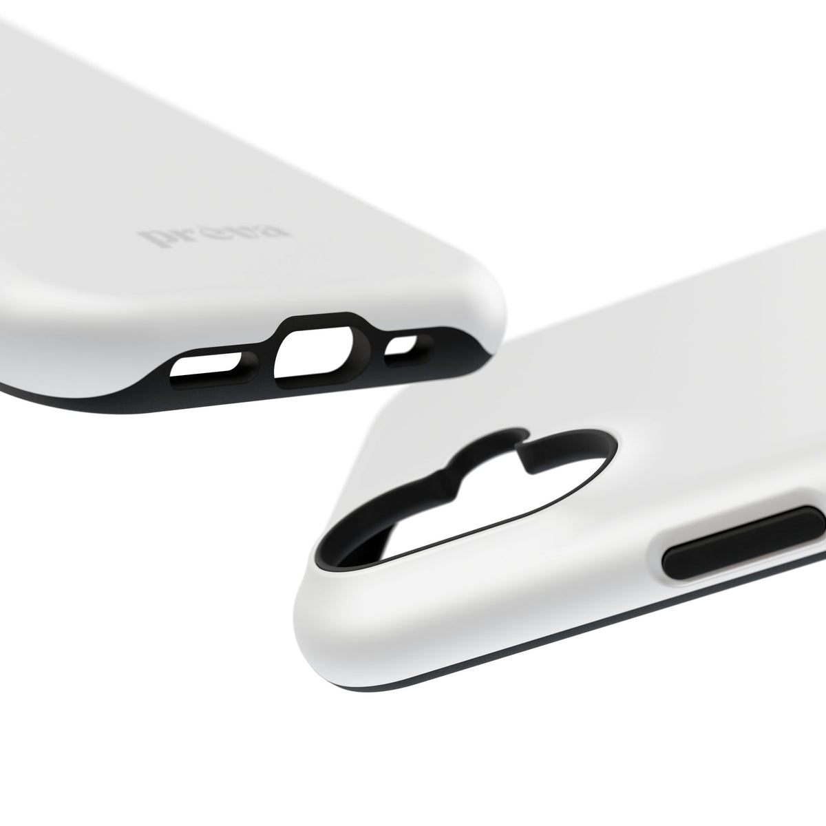 White & Grey Phone Case