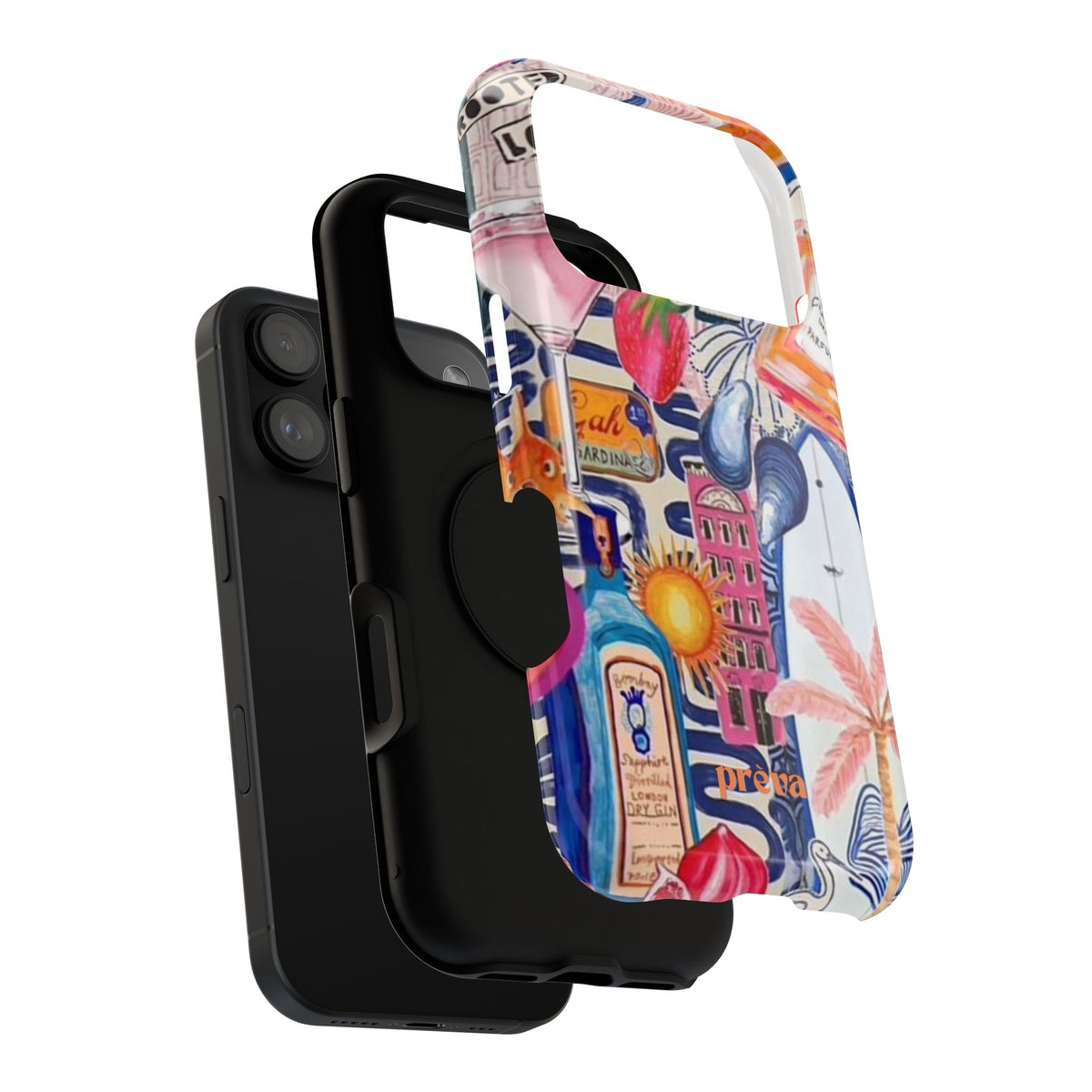 Tropical Beach Collage Phone Case