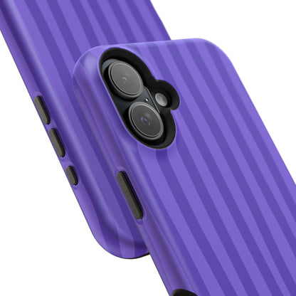 Dark Purple Stripes Phone Case