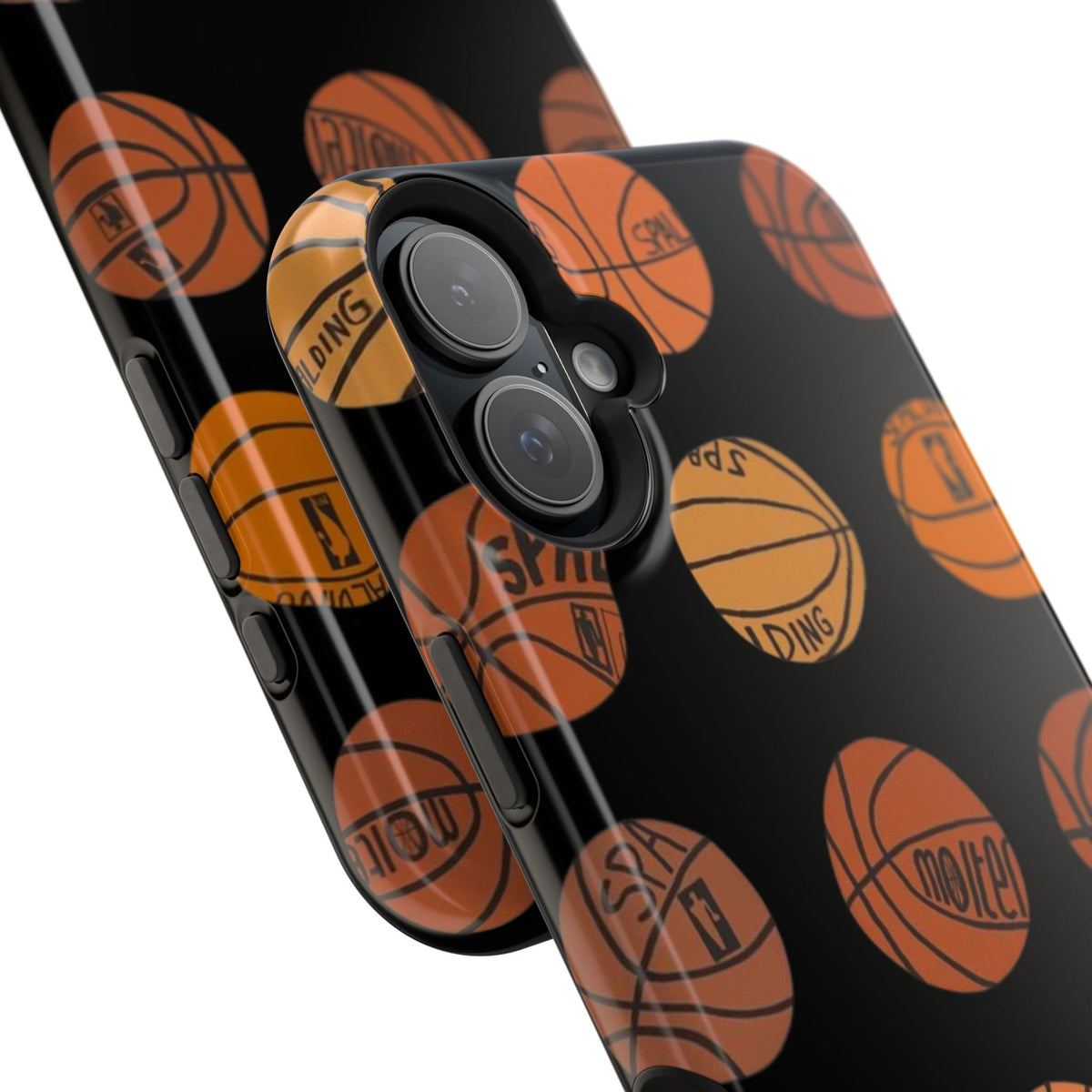 Black Basketball Phone Case
