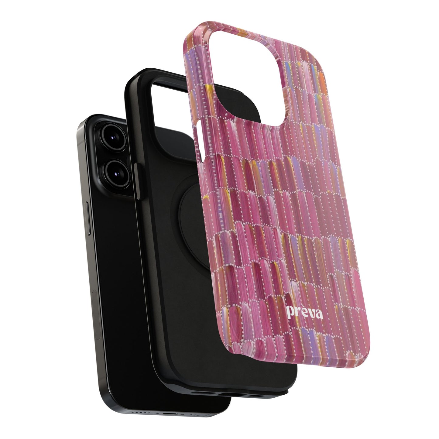 Pink Brushstroke Phone Case