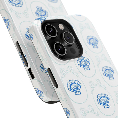 Fancy Teal Shell Phone Case