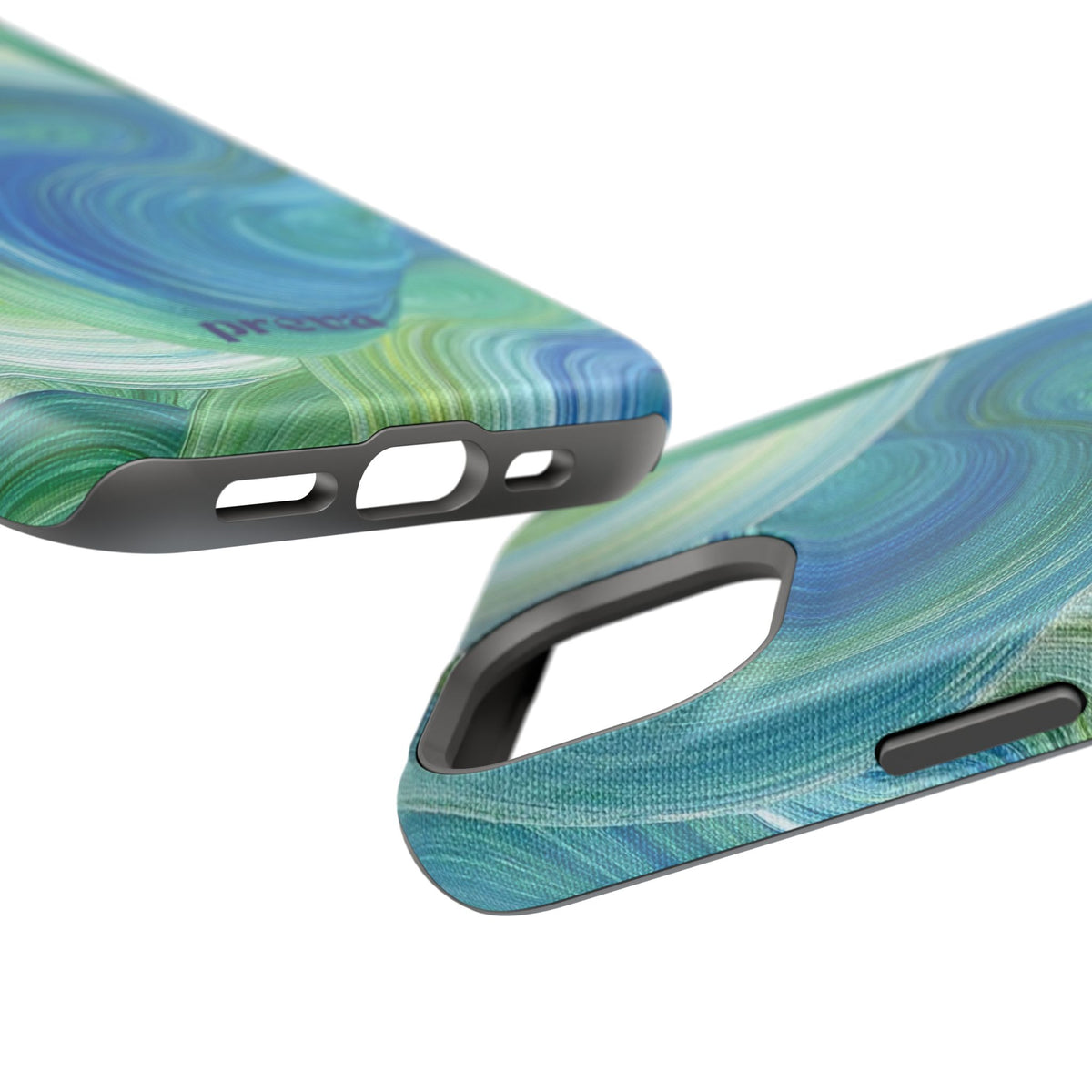 Swirling Ocean Impact-Resistant Phone Case