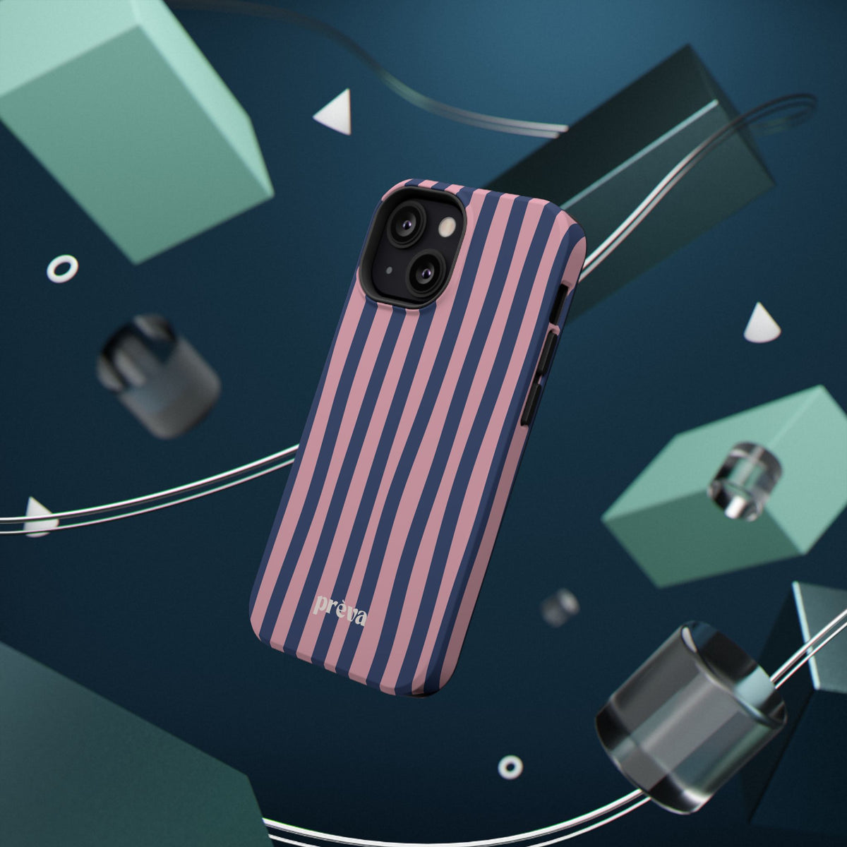 Blue and Pink Stripes Case