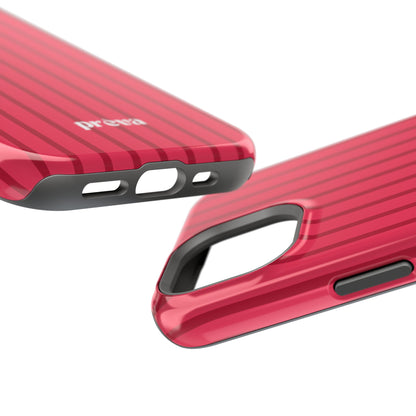 Pinky Red Stripes Phone Case