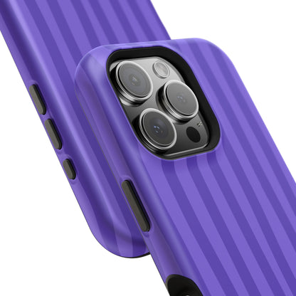 Dark Purple Stripes Phone Case