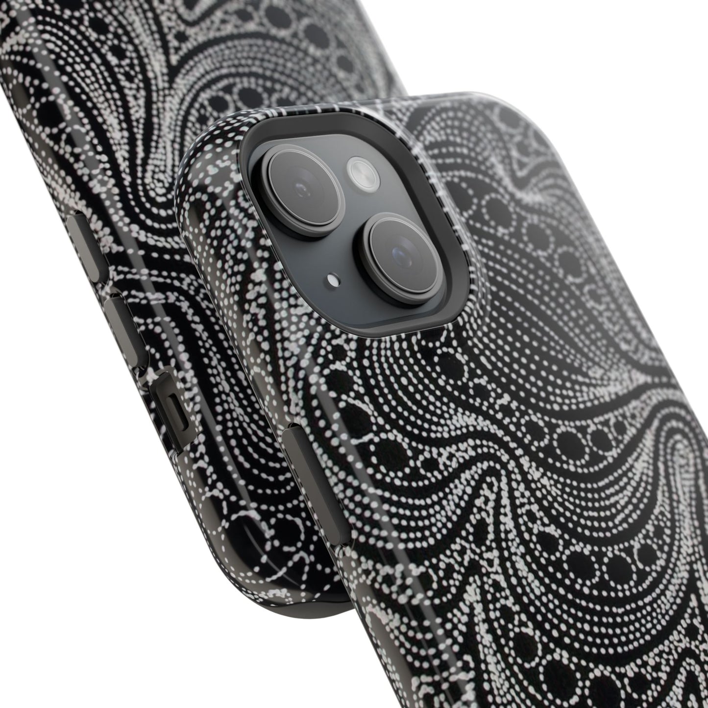 Abstract Midnight Lace Phone Case