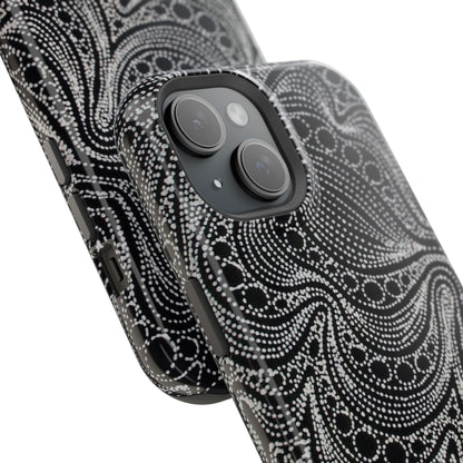 Abstract Midnight Lace Phone Case