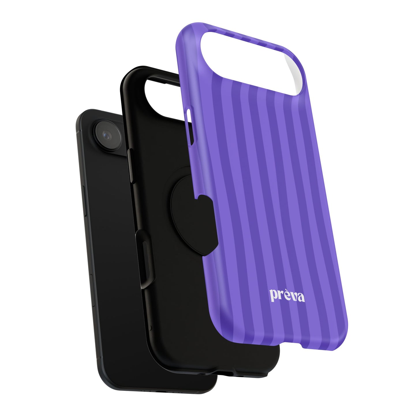 Dark Purple Stripes Phone Case